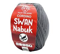 cordini swan nabuk 100g effetto velluto per borse a uncinetto (grigio - 02)