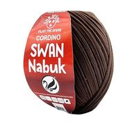 cordini swan nabuk 100g effetto velluto per borse a uncinetto (marrone - 11)