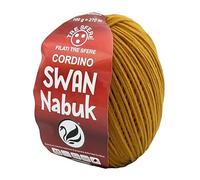 cordini swan nabuk 100g effetto velluto per borse a uncinetto (mostarda - 06)