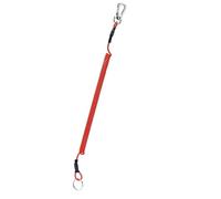 Cordino a spirale 30 pezzi Cordino chiave Pesca Corda persa Corda Catena Bobina elastica Filo elasticizzato Cavo a molla con serratura for chiavi Portafoglio Cellulare(Red,1.2m)