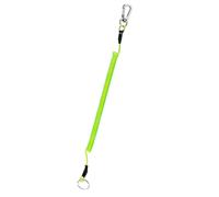 Cordino a spirale 30 pezzi Cordino chiave Pesca Corda persa Corda Catena Bobina elastica Filo elasticizzato Cavo a molla con serratura for chiavi Portafoglio Cellulare(Green,3m)
