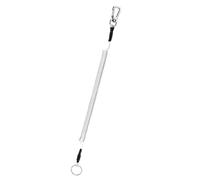 Cordino a spirale 30 pezzi Cordino chiave Pesca Corda persa Corda Catena Bobina elastica Filo elasticizzato Cavo a molla con serratura for chiavi Portafoglio Cellulare(Clear,1.2m)