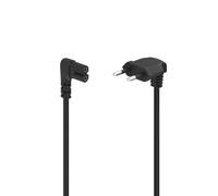 Cordino alimentare, gomito su 2 lati, spina euro, forma a 8/C7, 1,5 m, n.