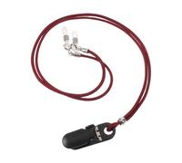 Cordino Anti Smarrimento con Clip per Apparecchi Acustici e Anello | Silicone, Nylon e ABS, Lunghezza Regolabile, Fissaggio sugli Abiti, per Camminate e Sport