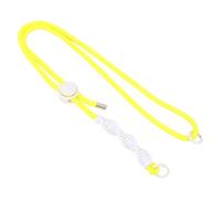 Cordino Anti-smarrimento per Action Camera con Tracolla Regolabile in Nylon per 3, ONE X3, X4, Materiale Ad Alta Resistenza, vestibilità Comoda, Connettore a Vite (Nodo Bianco