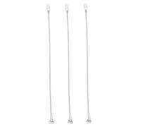 Cordino Antifurto per Apparecchi Acustici Bte, 3 Pezzi Portatile | ABS e Nylon, Clip Sottile per Colletto, Uso Quotidiano e Attività Fisica, Compatibile Diversi Modelli