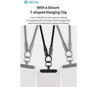 Cordino cavo Lightning PD 27W da polso porta telefono Nero 0,3 mt