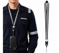 Cordino da collo per computer portatili Zebra TC21 TC26 TC22 TC27 TC51 TC52 TC53 TC56 TC57 TC58 TC510K, da indossare per logistica di magazzino (nero)