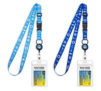 Cordino da crociera, cordino regolabile con bobina retrattile, porta badge impermeabile per carte d'identità Disney e tutte le crociere.