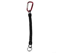 Cordino da pesca per pinze e chiavi, corda anti-smarrimento, con forte elasticità (rosso)