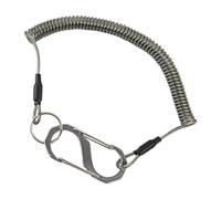 Cordino da pesca retrattile - corda resistente facile da usare, design di sicurezza anti-perduto, portatile, supporto per aste, pinze, kayak, pagaia, canottaggio, attività all'aperto