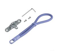 Cordino da polso antiscivolo con staffa a sgancio rapido per telecomando DJI RC2 | Cinturino in silicone e metallo per Mini 3/4 Pro | Per Mavic 3 | Air 3 Droni (grigio-viola)