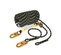 Cordino di posizionamento in corda regolabile for arboricoltore che si arrampica Assemblaggio linea vita verticale Protezione anticaduta conforme Attrezzi da giardino(8ft)