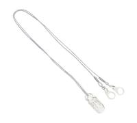 Cordino di Sicurezza Regolabile per Apparecchi Acustici Bte | Silicone e ABS Nylon, Clip di Sicurezza e Custodia, per Uso Quotidiano e Visite in Clinica