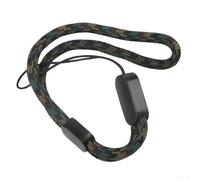 Cordino di sicurezza sicuro per casco e luci da ciclismo, corda anti-smarrimento, compatibile con Garmin Edge, nylon leggero (mimetico)