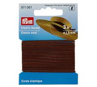Cordino elastico: 1,5 mm., marrone, braun, 3 m