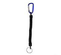 Cordino Elastico Pesca 21cm Estensibile 120cm Anti-smarrimento(Blue)