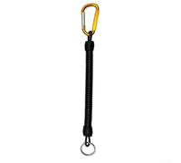 Cordino Elastico Pesca 21cm Estensibile 120cm Anti-smarrimento(Gold)
