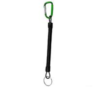 Cordino Elastico Pesca 21cm Estensibile 120cm Anti-smarrimento(Green)