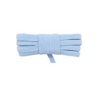 Cordino elastico piatto da 9 mm per passanti auricolari, passamaneria per cucire abiti,T blu,5 iarde