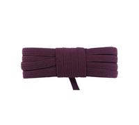 Cordino elastico piatto da 9 mm per passanti auricolari, passamaneria per cucire abiti,Vino rosso,5 iarde