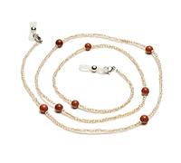 Cordino for occhiali, catene for occhiali da donna, semplici catene for mascherine bicolore, elegante cordino for occhiali(Golden)