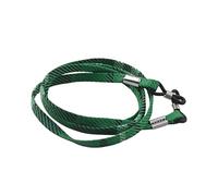 Cordino for occhiali da sole retrò in cotone con cinturino antiscivolo e cordino for il collo(Green with White)