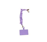 Cordino for telefono cellulare universale con laccetto da collo in nylon regolabile for appendere la corda(Purple)