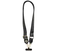 Cordino Guess Universal CBDY 4G con patch e logo Strass in metallo, colore nero.