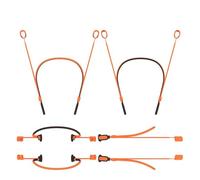 Cordino in silicone anti-smarrimento per auricolari Sony WF-1000XM6, morbido, leggero e confortevole, accessorio sportivo (arancione)