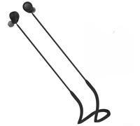 Cordino in silicone per auricolari Sony WF-C700N, cinghia di sicurezza anti-goccia e cordino da collo sicuro per cuffie True Wireless, resistente all'usura, nero o bianco (nero)
