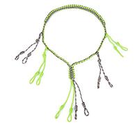 Cordino per Anatra da Caccia, Collana da Caccia, Cordino per Chiamata D'anatra, Collana in Maglia Paracord, Imbracature con Fischietto per Uccelli Selvatici Imbracature per(Verde fluorescente)