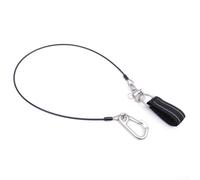 Cordino per apnea in acciaio inossidabile e neoprene, comodo e regolabile per un uso prolungato in acqua (bracciale da 3,8 cm)