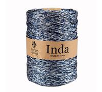 Cordino per Borse a Uncinetto, 2mm in Polipropilene (Perla blu 13), Filati per Uncinetto e Ferri, Made in Italy, BORGO DE’ PAZZI FIRENZE