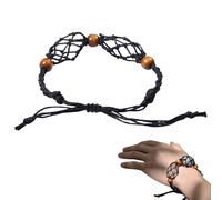 Cordino per bracciale | Corda per braccialetti di ricambio con gabbie a vuote di perle di pietre preziose | Gabbia di ricambio per supporto per ciondolo per bracciali, per la