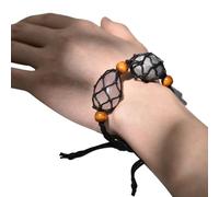 Cordino per braccialetto,Ciondolo Bracciale Gabbia Cordino | Bracciale in quarzo, cordino per braccialetto, supporto in pietra vuota, cordino per gabbia per pendenti, collana fai da te, produzione di
