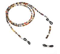 Cordino per catena per occhiali, cinturino per occhiali Catena per supporto per occhiali Eccellente materiale plastico Eco-Friendly Elegante con anelli di fissaggio regolabili per