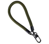 Cordino per cellulare con cinturino da polso, porta carte da appendere staccabile per donna, verde, 18x1 cm