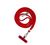 Cordino per Cellulare Universale,Regolabile Cordino da Collo Nylon Catena Collana Tracolla con Toppa di Fissaggio Compatibile con Smartphone dei Casi,Rosso