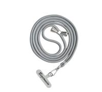 Cordino per Cellulare Universale,Regolabile Cordino da Collo Nylon Catena Collana Tracolla con Toppa di Fissaggio Compatibile con Smartphone dei Casi,Grigio chiaro