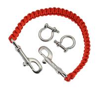 Cordino per Immersioni subacquee - Corda Ombrello a sette fili, Cordino impermeabile retrattile a 360° per Immersioni e Snorkeling | robusta per fotocamera e videocamera, accessorio sicuro.