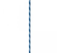 Cordino PES 8mm Poliestere Blu 50M Bassa Elasticità Sport Lavoro Sicurezza EN 564