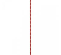 Cordino PES Poliestere 4mm Rosso 50M EN 564 Bassa Elasticità Sport Sicurezza Lavoro