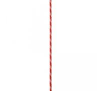 Cordino PES Poliestere 5mm Rosso 50m Basso Allungamento per Sport Lavoro Sicurezza EN 564