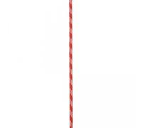 Cordino PES Poliestere 6mm Rosso 100m EN 564 Bassa Elasticità Sport Sicurezza DPI