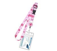 Cordino retrattile con porta carte d'identità resistente all'acqua Bobina badge retrattile con cordino rimovibile per nave da crociera porta badge bobina