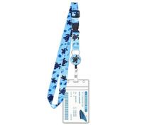 Cordino retrattile con porta carte d'identità resistente all'acqua Bobina badge retrattile con cordino rimovibile per nave da crociera porta badge bobina