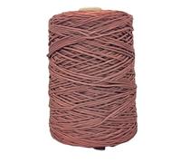 Cordino thai in Poliestere per Borse Uncinetto 500g 600 Metri - Cordoncino 2 mm in rocca Resistente e Morbido per Crochet, Filo per Borse, Hobby Creativi e Accessori Handmade (Marrone Chiaro)