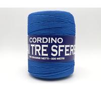 CORDINO THAI TRE SFERE 500GR/500MT PER BORSE E LAVORI ALL'UNCINETTO (BLU SPORT 240)