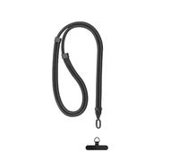 Cordino universale regolabile for telefono, tracolla, collana, custodia for telefono, corda lunga for appendere con clip, anti-smarrimento, durevole e robusto(Red)